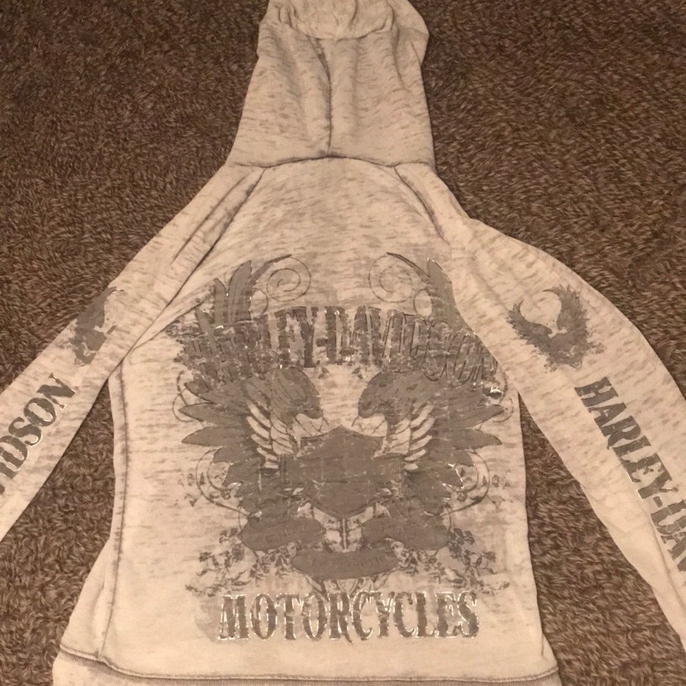 Women’s Harley Davidson zip-up hoodie